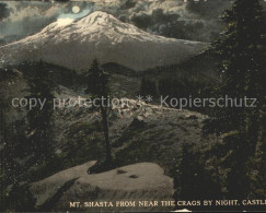 11694165 Mount_Shasta Castle Crags State Park At Night Moonlight - Andere & Zonder Classificatie