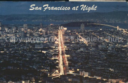 11694147 San_Francisco_California Panorama At Night Bay Bridge - Andere & Zonder Classificatie