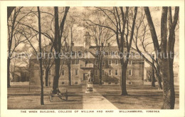 11694112 Williamsburg_Virginia Wren Building College Of William And Mary Histori - Sonstige & Ohne Zuordnung