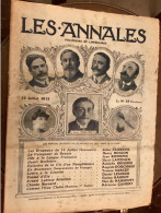 Les Annales 1913 - Promotion Des « gens De Lettres » - Rostand Botrel Grégory - Auto Circuit De Picardie - Sonstige & Ohne Zuordnung