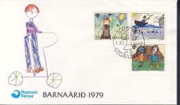 FÄRÖER  45-47, FDC, Int. Jahr Des Kindes, 1979 - Isole Faroer