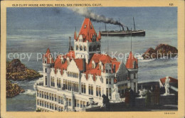 11694040 San_Francisco_California Old Cliff House Seal Rocks Steamer - Otros & Sin Clasificación