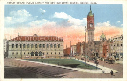 11694034 Boston_Massachusetts Copley Squre Public Library Church - Andere & Zonder Classificatie