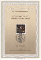 Germany Deutschland 1986-26 Weihnachtsmarken Weihnachten Weihnacht Weihnachts Christmas, Canceled In Bonn - 1981-1990