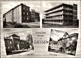 CPA Giessen Gießen An Der Lahn Hessen, Universitäts-Kliniken, Kinderklinik, Frauenklinik, Med. Klinik - Autres & Non Classés