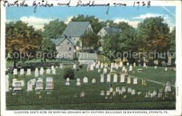 11693853 Ephrata Pennsylvania Cloister Cemetry Ephrata Pennsylvania - Altri & Non Classificati