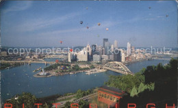 11693807 Pittsburgh Ballooning Over The City Downtown Bridge Pittsburgh - Autres & Non Classés