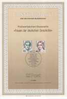 Germany Deutschland 1986-27 Frauen Der Deutschen Geschichte, Christine Teusch, Clara Schumann, Canceled In Bonn - 1981-1990