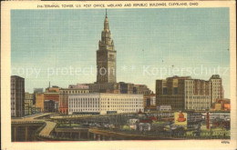 11693795 Cleveland Ohio Terminal Tower Post Office Midland And Republic Building - Autres & Non Classés