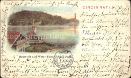 11693787 Cincinnati Ohio Reservoir And Water Tower Eden Park  - Other & Unclassified