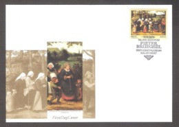 Estonian Art Museum P. Brueghel Painting 2019 Estonia Stamp FDC Mi 970 - Altri & Non Classificati