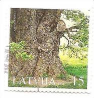 (!) LATVIA Big  OAK- 2005 Natural Monument Used (0) - Lettland