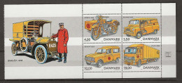 2002 MNH Denmark, Booklet Pane - Blocks & Kleinbögen