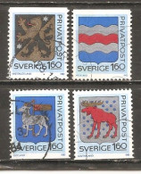 Suecia-Sweden Nº Yvert  1215-18 (usado) (o) - Used Stamps
