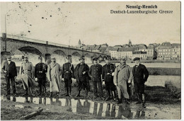 Nennig-Remich Deutsch-Luxemburgische Grenze Circulée En 1911 - Remich