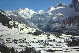 11692153 Kandersteg BE Winterpanorama Mit Bluemlisalp Und Doldenhoerner Kanderst - Autres & Non Classés