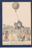 CPA CHAGNY Aviation Montgolfière Dessinateur Humour Non Circulée Illustrateur Arabe - Luchtballon