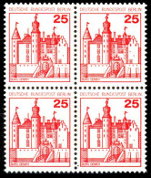 BERLIN DS BURGEN U. SCHLÖSSER Nr 587 Postfrisch VIERERB X0DDEEA - Unused Stamps