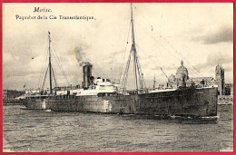 CPA Bateau Paquebot "MOÏSE" De La Cie Transatlantique - Dampfer