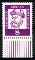 BERLIN DS BED. DEUT. Nr 201 Postfrisch URA X20E192 - Unused Stamps