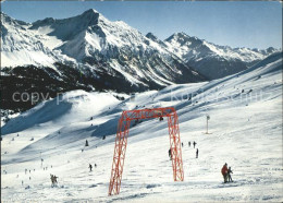 11692088 Lenzerheide Valbella Skigebiet Staetzenhorn Mit Lenzerhorn Tinzenhorn P - Autres & Non Classés