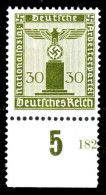 DEUTSCHES-REICH DIENST Nr 164-HAN18218.44 Postfrisch UR X2327FA - Dienstmarken