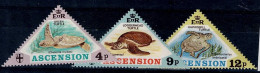 ASCENSION 1973 TURTLES MI No 170-2 MNH VF!! - Schildkröten