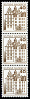 BRD DS BURGEN U. SCHLÖSSER Nr 1037R Postfrisch 3ER STR X278D66 - Unused Stamps