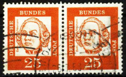 BRD DS BED. DEUT. Nr 353y Gestempelt WAAGR PAAR X278F0E - Used Stamps