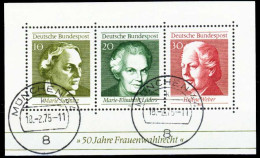 BRD BLOCK KLEINBOGEN 1949 1989 Block 5 Zentrisch Gestempelt X2C9412 - Other & Unclassified