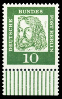 BERLIN DS BED. DEUT. Nr 202 Postfrisch URA X3EBE26 - Unused Stamps