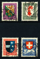 SCHWEIZ PRO JUVENTUTE Nr 218-221 Gestempelt X4C96B2 - Used Stamps