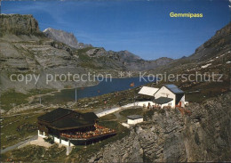 11692023 Gemmipass Wallis Leukerbad Kandersteg Panoramarestaurant Mit Daubensee  - Other & Unclassified