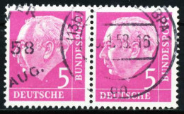 BRD DS HEUSS 1 Nr 179xv Gestempelt WAAGR PAAR X57A78A - Used Stamps