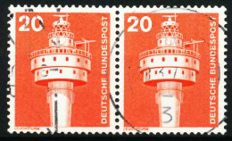 BRD DS INDUSTRIE U. TECHNIK Nr 848 Gestempelt WAAGR PAAR X66824A - Used Stamps