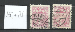 LETTLAND Latvia 1931 Michel 121 Type II Wm Normal + Inverted O - Lettland