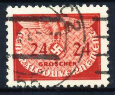 GENERALGOUVERNEMENT DIENST Nr 21 Gestempelt X6A8ECA - Besetzungen 1938-45