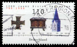 BRD 1999 Nr 2060 Zentrisch Gestempelt X6D10F6 - Used Stamps