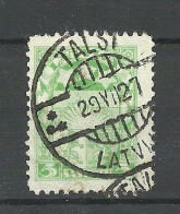 LETTLAND Latvia O 1927 TALSI Michel 92 - Lettonia