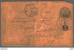 India Postal Stationery Patiala State 1/4 A Malakhera Alwar Cds - Patiala