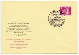 BERLIN DS BAUTEN 1 Nr 122 BRIEF FDC X71C81E - Briefe U. Dokumente