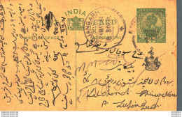 India Postal Stationery Patiala State 1/2 A Sujangarh Cds - Patiala