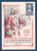 France - FDC - Premier Jour - Carte Maximum - Journée Du Timbre - 1953 - 1950-1959