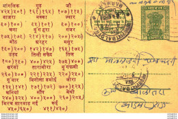 India Postal Stationery Ashoka 10p Balotra Cds Svastika - Postkaarten
