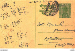 India Postal Stationery Ashoka 10p Balotra Cds Ganga Ram Harendra Kumar - Postkaarten