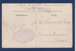 CPA Sur La Carte Postale Cachet CPC Circulée Dos Santos Dumont - Werbepostkarten