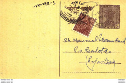 India Postal Stationery Ashoka 6p To Balotra Jawala Parshad Tirath Ram Mandi Phagwara - Postcards