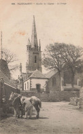 Plougasnou * La Forge , Maréchal Ferrant , Ferrage D'un Cheval ! * Place Et Abside De L'église Du Village * Villageois - Plougasnou