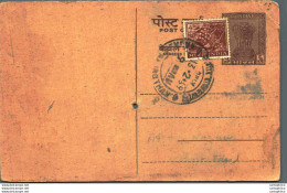 India Postal Stationery Ashoka 6p - Postcards