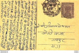 India Postal Stationery Ashoka 6p - Postcards